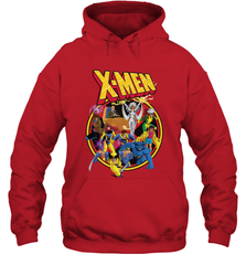 Marvel X Men Animated Series Retro 90s Hooded Sweatshirt Hooded Sweatshirt - FordPhuMy
