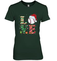 Funny Kid Boys Love Baseball Christmas Ball Santa Hat Gift Women's Premium T-Shirt Women's Premium T-Shirt - FordPhuMy