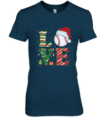 Funny Kid Boys Love Baseball Christmas Ball Santa Hat Gift Women's Premium T-Shirt Women's Premium T-Shirt - FordPhuMy