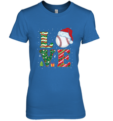 Funny Kid Boys Love Baseball Christmas Ball Santa Hat Gift Women's Premium T-Shirt Women's Premium T-Shirt - FordPhuMy