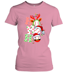 HO HO HO Baseball Santa Hat Christmas Women's T-Shirt Women's T-Shirt - FordPhuMy