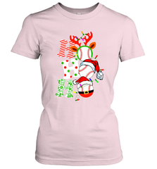 HO HO HO Baseball Santa Hat Christmas Women's T-Shirt Women's T-Shirt - FordPhuMy