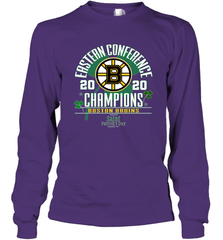 NHL ST PATRICK'S DAY Boston Bruins Fanatics 2020 Eastern Conference Champions Defensive Zone Long Sleeve T-Shirt Long Sleeve T-Shirt - FordPhuMy
