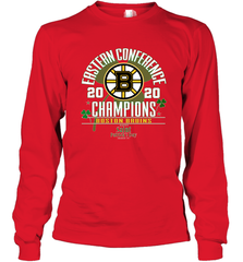 NHL ST PATRICK'S DAY Boston Bruins Fanatics 2020 Eastern Conference Champions Defensive Zone Long Sleeve T-Shirt Long Sleeve T-Shirt - FordPhuMy