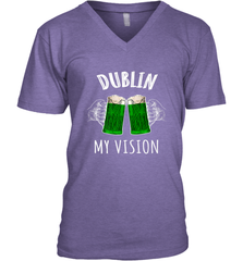 Dublin My Vision St Patrick's Day Men's V-Neck Men's V-Neck - FordPhuMy