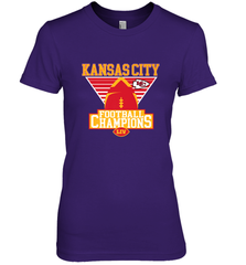 Kansas City Old School Football _ The City Of Champions LIV Women's Premium T-Shirt Women's Premium T-Shirt - FordPhuMy