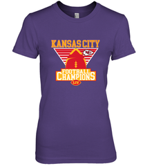 Kansas City Old School Football _ The City Of Champions LIV Women's Premium T-Shirt Women's Premium T-Shirt - FordPhuMy