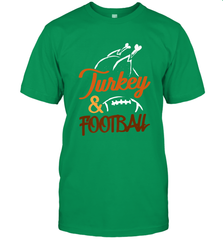 Turkey And Football Thanksgiving Day Football Fan Holiday Men's T-Shirt Men's T-Shirt - FordPhuMy
