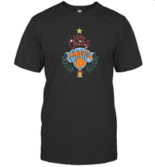 NBA New York Knicks Logo merry Christmas gilf Men's T-Shirt Men's T-Shirt - FordPhuMy