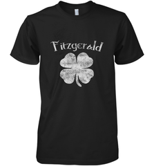Vintage Fitzgerald Irish Shamrock St Patty's Day Men's Premium T-Shirt Men's Premium T-Shirt - FordPhuMy