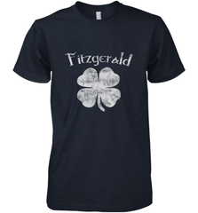 Vintage Fitzgerald Irish Shamrock St Patty's Day Men's Premium T-Shirt Men's Premium T-Shirt - FordPhuMy