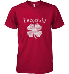 Vintage Fitzgerald Irish Shamrock St Patty's Day Men's Premium T-Shirt Men's Premium T-Shirt - FordPhuMy