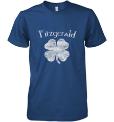 Vintage Fitzgerald Irish Shamrock St Patty's Day Men's Premium T-Shirt Men's Premium T-Shirt - FordPhuMy
