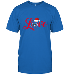 NFL Oakland Raiders Logo Christmas Santa Hat Love Heart Football Team Men's T-Shirt Men's T-Shirt - FordPhuMy