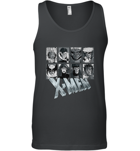 Marvel X Men Animated Series Halftone Retro 90s Men's Tank Top Men's Tank Top / Black / XS Men's Tank Top - FordPhuMy