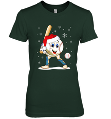 Christmas Baseball Santa Xmas Gift Lover Women's Premium T-Shirt Women's Premium T-Shirt - FordPhuMy