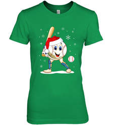 Christmas Baseball Santa Xmas Gift Lover Women's Premium T-Shirt