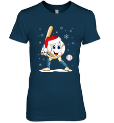 Christmas Baseball Santa Xmas Gift Lover Women's Premium T-Shirt Women's Premium T-Shirt - FordPhuMy