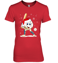 Christmas Baseball Santa Xmas Gift Lover Women's Premium T-Shirt Women's Premium T-Shirt - FordPhuMy