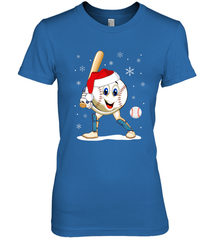 Christmas Baseball Santa Xmas Gift Lover Women's Premium T-Shirt Women's Premium T-Shirt - FordPhuMy