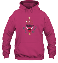 NBA Chicago Bulls Logo merry Christmas gilf Hooded Sweatshirt Hooded Sweatshirt - FordPhuMy
