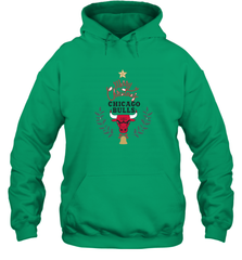 NBA Chicago Bulls Logo merry Christmas gilf Hooded Sweatshirt Hooded Sweatshirt - FordPhuMy