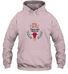 NBA Chicago Bulls Logo merry Christmas gilf Hooded Sweatshirt Hooded Sweatshirt - FordPhuMy