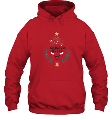 NBA Chicago Bulls Logo merry Christmas gilf Hooded Sweatshirt Hooded Sweatshirt - FordPhuMy