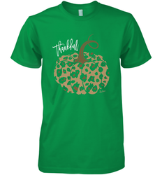 Mens Womens Thankful Pumpkin Fall Leopard Print Men's Premium T-Shirt