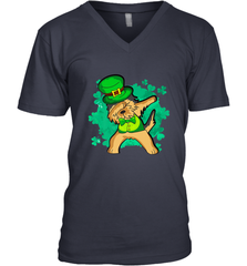 Dabbing Irish Terrier Dog Leprechaun St Patricks Day Ireland Men's V-Neck Men's V-Neck - FordPhuMy