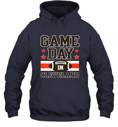 NFL Cleveland Game Day Football Home Team Colors Hooded Sweatshirt
