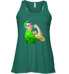 Rosie The Riveter St Patricks Day Women's Racerback Tank Women's Racerback Tank - FordPhuMy