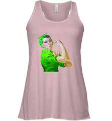 Rosie The Riveter St Patricks Day Women's Racerback Tank Women's Racerback Tank - FordPhuMy