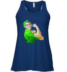 Rosie The Riveter St Patricks Day Women's Racerback Tank Women's Racerback Tank - FordPhuMy