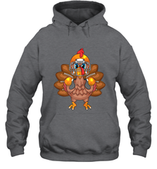 Cool Turkey Football Feathers Funny Thanksgiving Sports Gift Hooded Sweatshirt Hooded Sweatshirt - FordPhuMy
