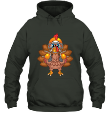 Cool Turkey Football Feathers Funny Thanksgiving Sports Gift Hooded Sweatshirt Hooded Sweatshirt - FordPhuMy