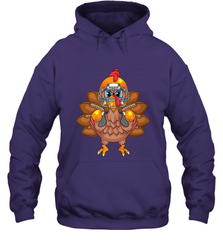 Cool Turkey Football Feathers Funny Thanksgiving Sports Gift Hooded Sweatshirt Hooded Sweatshirt - FordPhuMy