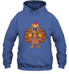Cool Turkey Football Feathers Funny Thanksgiving Sports Gift Hooded Sweatshirt Hooded Sweatshirt - FordPhuMy