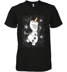 Disney Frozen Olaf Some People Are Worth Melting For Men's Premium T-Shirt Men's Premium T-Shirt - FordPhuMy
