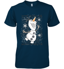 Disney Frozen Olaf Some People Are Worth Melting For Men's Premium T-Shirt Men's Premium T-Shirt - FordPhuMy