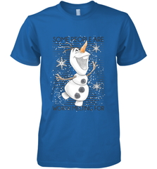 Disney Frozen Olaf Some People Are Worth Melting For Men's Premium T-Shirt Men's Premium T-Shirt - FordPhuMy