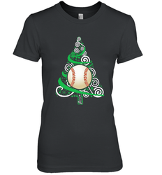 Christmas Tree Funny Cool Baseball Christmas Gifts Sports Women's Premium T-Shirt