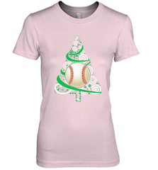 Christmas Tree Funny Cool Baseball Christmas Gifts Sports Women's Premium T-Shirt Women's Premium T-Shirt - FordPhuMy