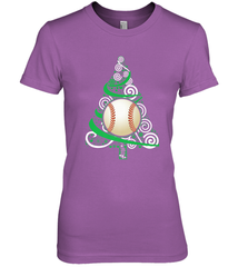 Christmas Tree Funny Cool Baseball Christmas Gifts Sports Women's Premium T-Shirt Women's Premium T-Shirt - FordPhuMy