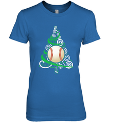 Christmas Tree Funny Cool Baseball Christmas Gifts Sports Women's Premium T-Shirt Women's Premium T-Shirt - FordPhuMy