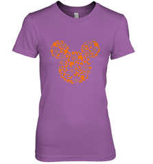 Disney Mickey Mouse Halloween Silhouette Women's Premium T-Shirt Women's Premium T-Shirt - FordPhuMy