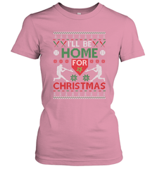 I'll Be Home for Christmas Baseball Gift For Men Women Kids Women's T-Shirt Women's T-Shirt - FordPhuMy