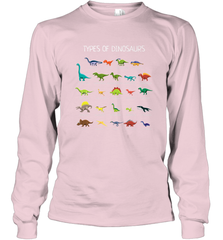 Types Of Dinosaurs Long Sleeve T-Shirt Long Sleeve T-Shirt - FordPhuMy