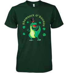 T Rex Dinosaur St. Patrick's Day Irish Funny Men's Premium T-Shirt Men's Premium T-Shirt - FordPhuMy