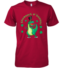 T Rex Dinosaur St. Patrick's Day Irish Funny Men's Premium T-Shirt Men's Premium T-Shirt - FordPhuMy